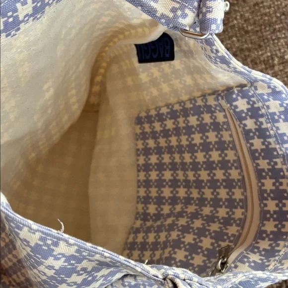 BAGGU Houndstooth Canvas Duck Bag - Picture 6 of 9